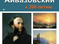 К 200-летию художника И.К.Айвазовского