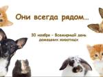 День домашних животных
